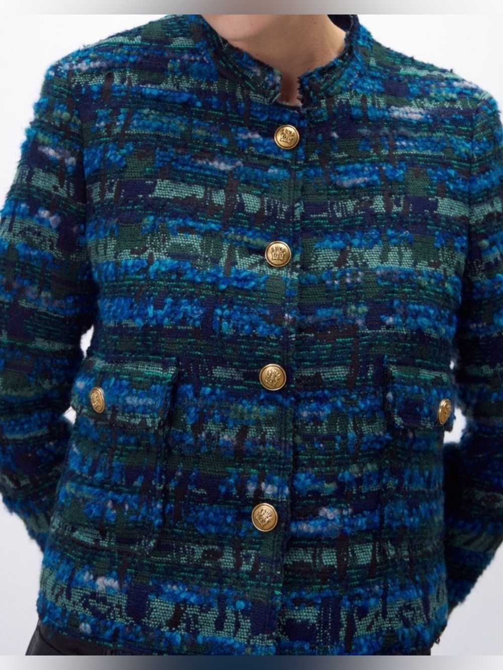 Zara tweed jacket size XS
